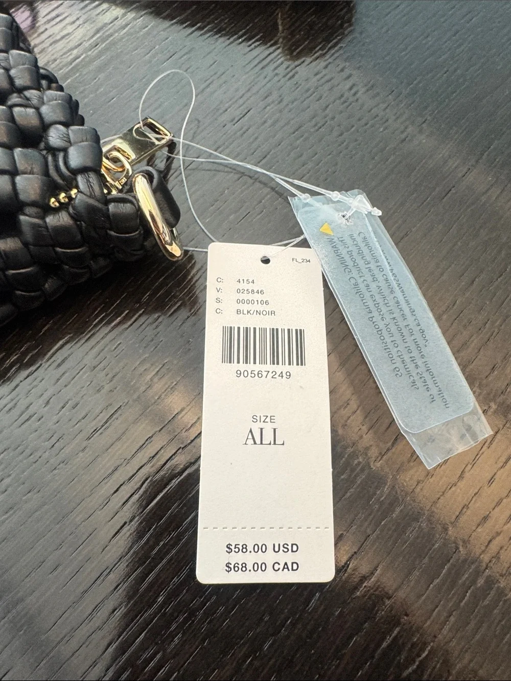 NWT | The Kalani Woven Knot Bag: Cell Phone Edition